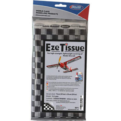 Deluxe Materials BD75 EZE Tissue Black Checker (3 Pack)