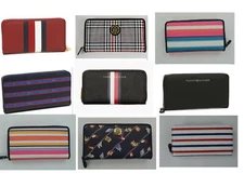 New Tommy Hilfiger Women's Zip Around Wallet Clutch Bag .