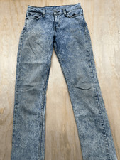 Levi's Mens 511 Skinny Jeans Size 29 x 32 Acid Wash Stretch *well Worn*