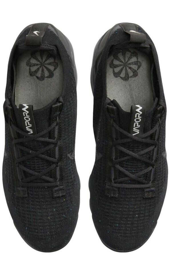 Nike Air VaporMax 2021 Flyknit New Black Women's Shoes Size