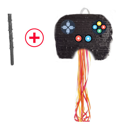 Game Controller Pinata Piñata  games pull string hit optional pinata stick