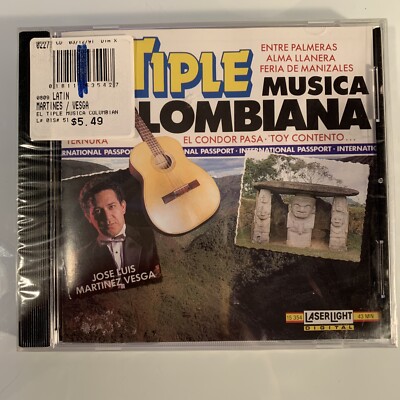 El Tipa Musica Colombiana by Jose Luis Martines Vesga (CD, Oct-1991) New