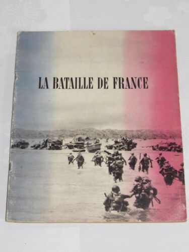 04E20 Antico Tract Aria Revue La Bataille De France 1944 by Americans WW2 - Picture 1 of 12