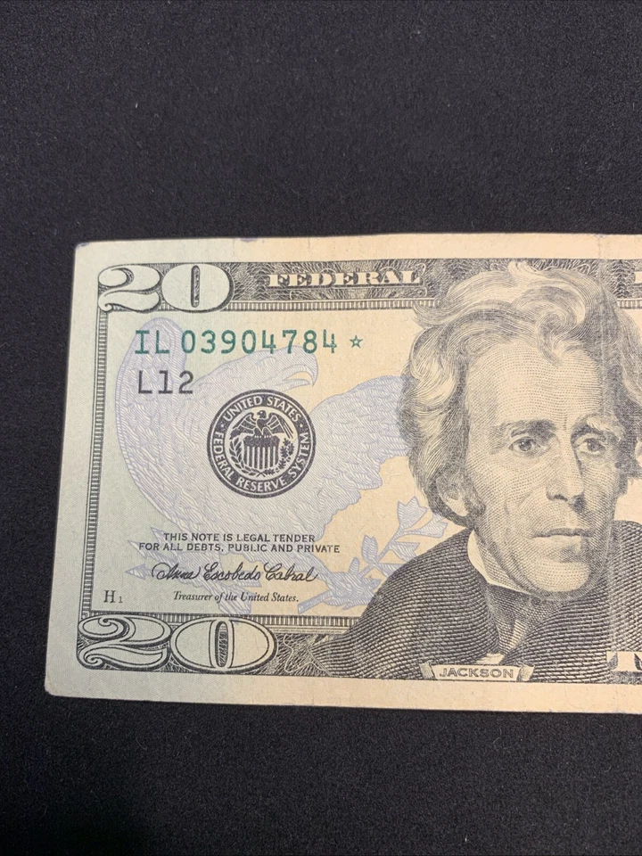 *STAR NOTE*-2006 #03904784-US $20 Bill San Francisco Mint Mark! - Image 2 of 4