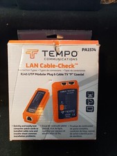 Tempo PA1574 LAN Cable Check STP/UTP Cable Tester - open box