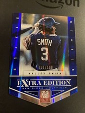 2012 Elite Extra Edition #146 MALLEX SMITH RC Blue Die Cut #d 31/100 TB Rays