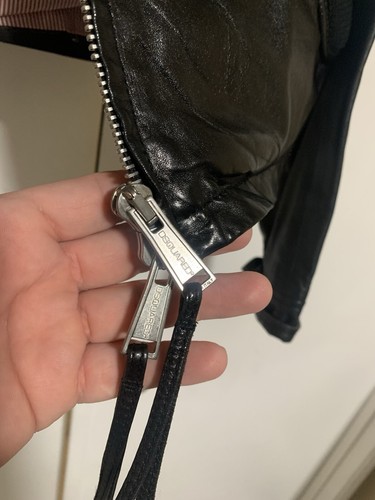 DSQUARED2 LEATHER BIKER JACKET IN SIZE 54 - Picture 2 of 10