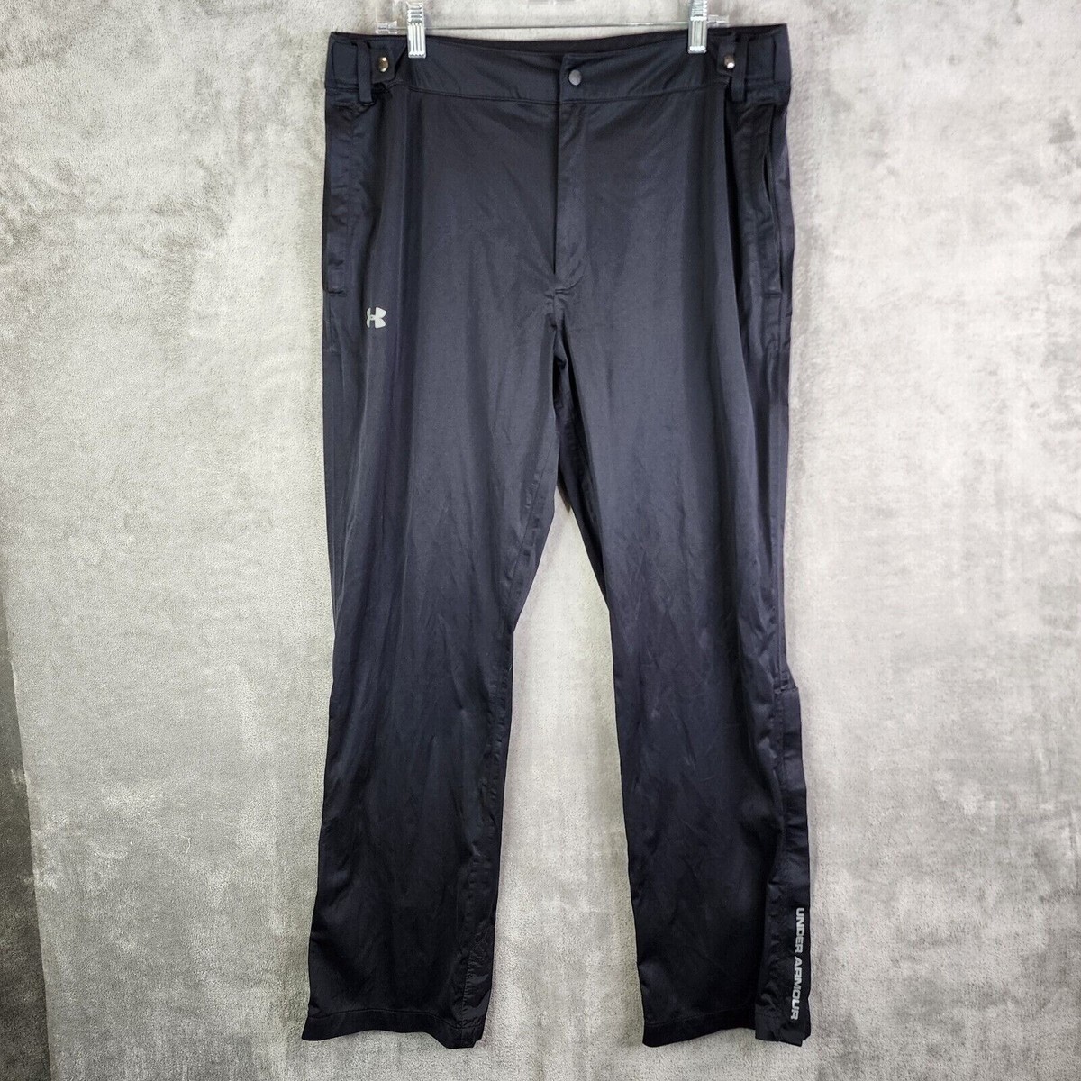 Golf Rain Pants Under Armor Pants Golf Mens Black UNDER ARMOUR UA