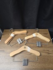 Oshkosh B  Gosh Kids Store Wooden Hangers For Baby Tops 10  Wide Lot Of 6