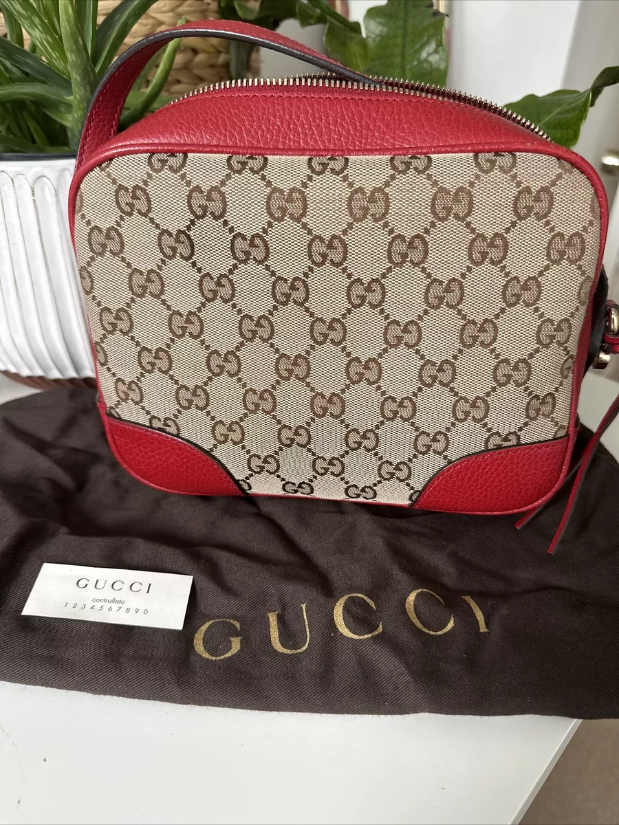 Gucci canvas online camera bag
