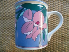 Vintage Iris Coffee Mug - Creative Concepts 1990 