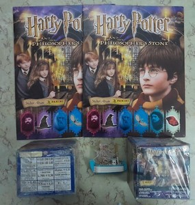 Harry Potter and the philosopher's stone , 2 seald box + 2 new albums PANINI  WB