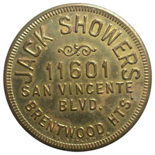 Brentwood HTS, CA Jack Showers G/F 50� in Trade Token