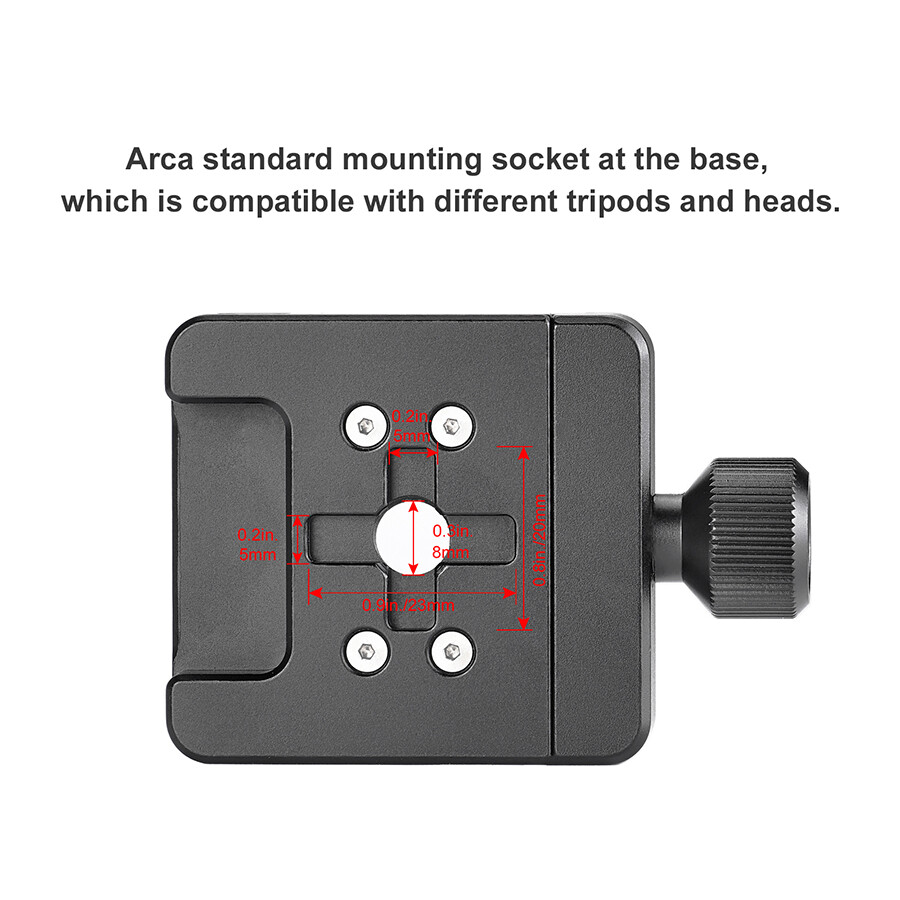 SUNWAYFOTO CP-39 Kamera QR Platte - Arca-Swiss Kompatibel Mit Zweiteiligem Design