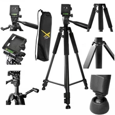  60" PRO LIGHTWEIGHT TRIPOD WITH QUICK RELEASE FOR NIKON CANON EOS REBEL SONY