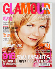 KIRSTEN DUNST TOBEY MAGUIRE ROBBIE WILLIAMS SWIMWEAR Glamour magazine June 2006