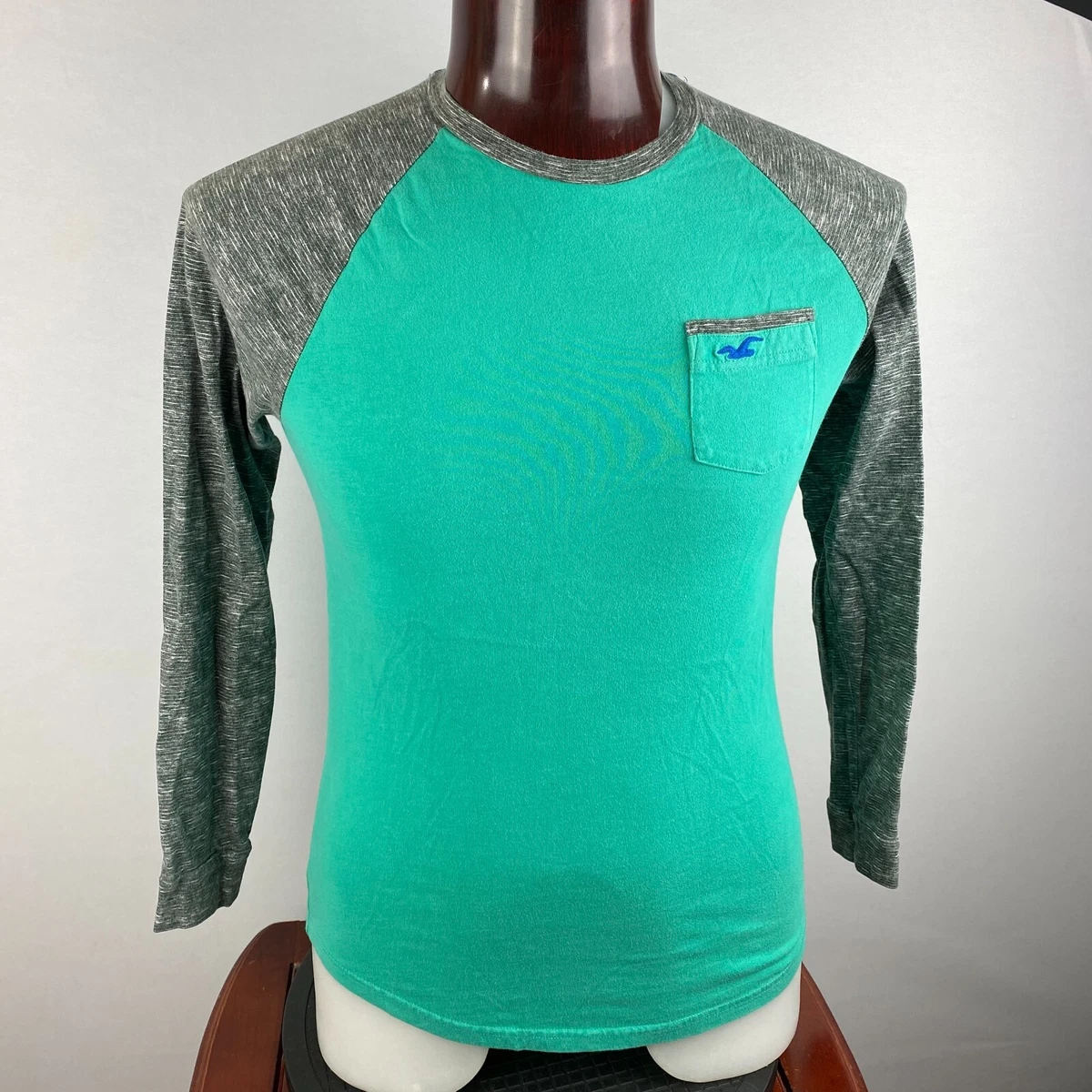 Hollister raglan t shirt sales
