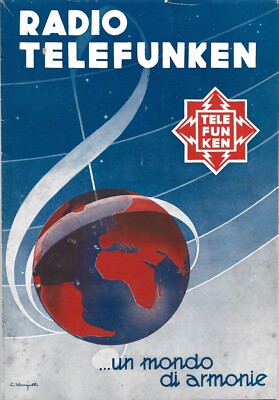 Brochure Radio Telefunken un mondo di Armonie Celestino
