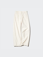 ASK availability first UNIQLO Jersey barrel leg pants/longer length new