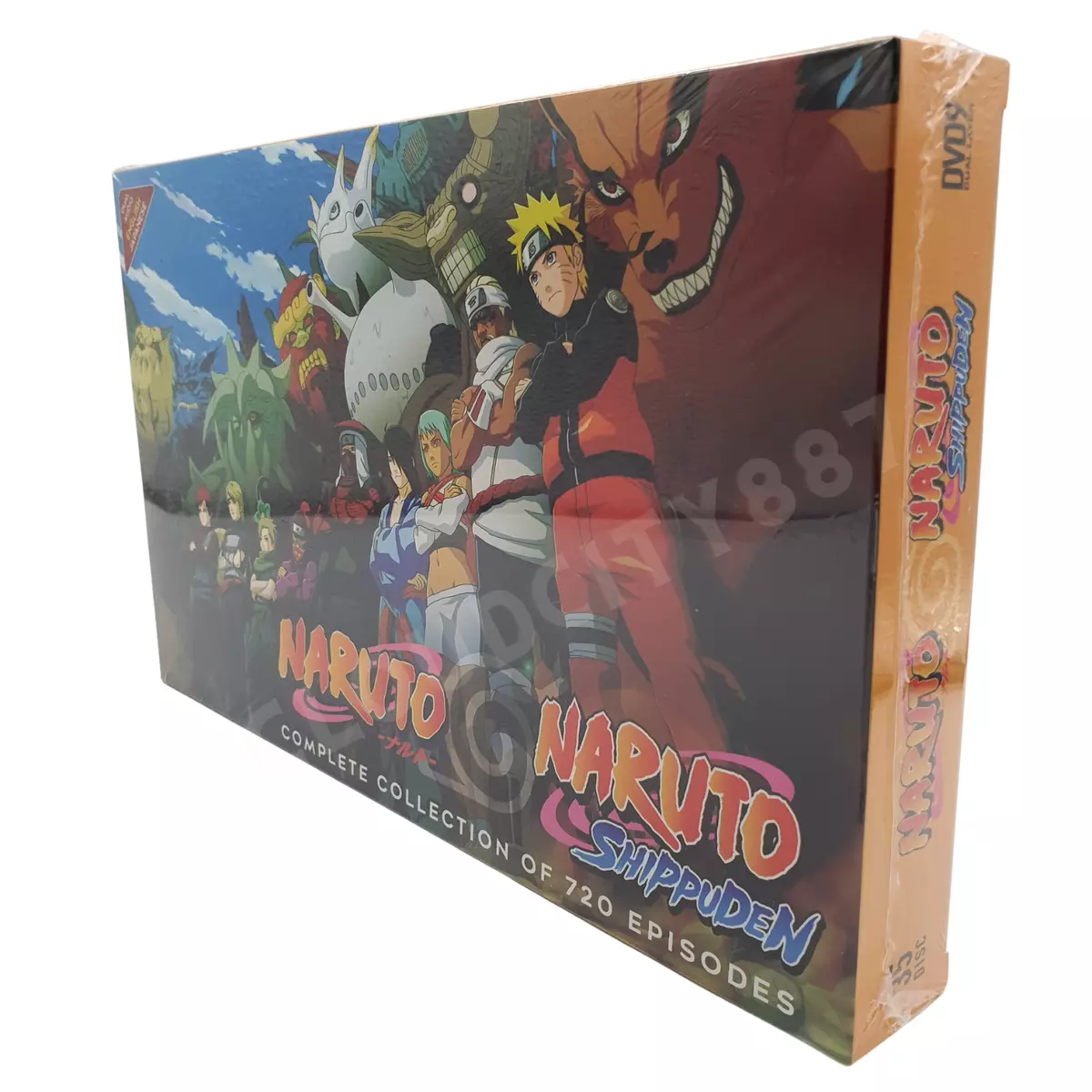 DVD Naruto Shippuden Anime Complete 1-720 Episode Series English