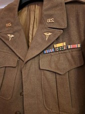 WW2 US Army Combat Medic 34th Division Ike Jacket.
