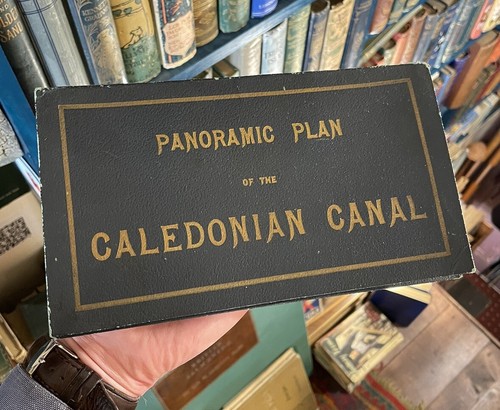 c1900 Panoramic Fold-Out Plan of the Caledonian Canal, Scotland : Highlands - Picture 6 of 9