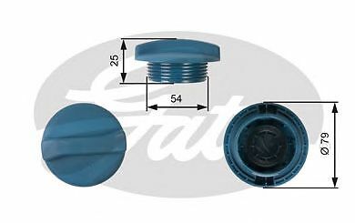 GATES RADIATOR CAP for VW CABRIO III 1.8 1993-1998 - Bild 2 von 8