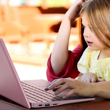 10'' Laptop Windows 11 Notebook 8GB+128GB Intel Celeron Quad-Core Processors 6