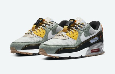 nike air max gray and green