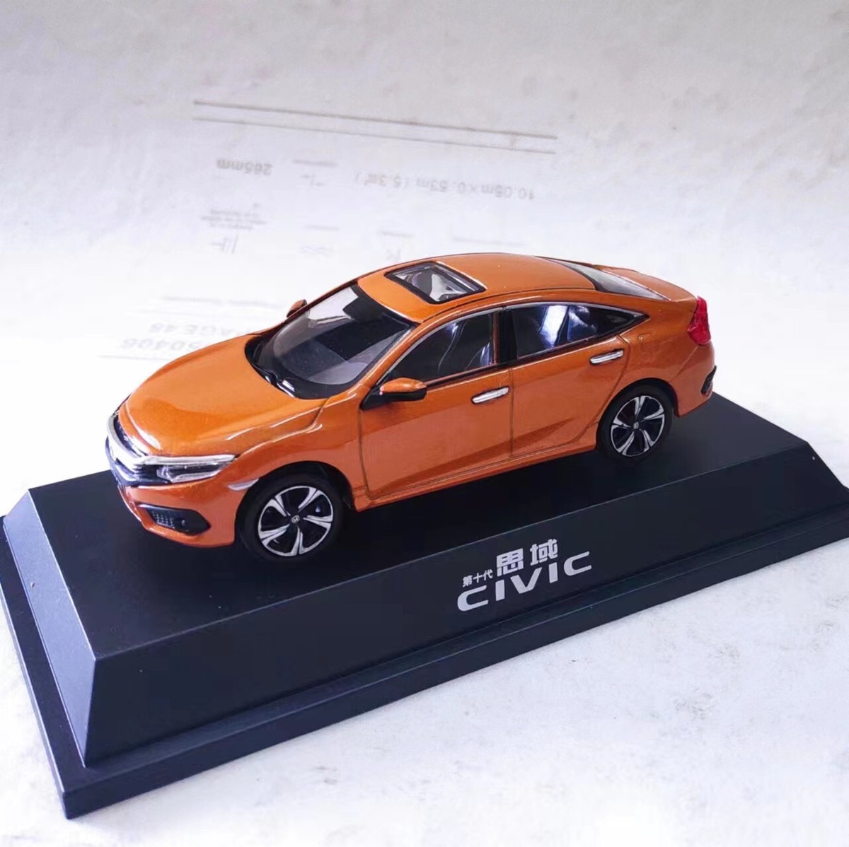 1/43 HONDA CIVIC 2017 China Honda Dealer model Gift | eBay