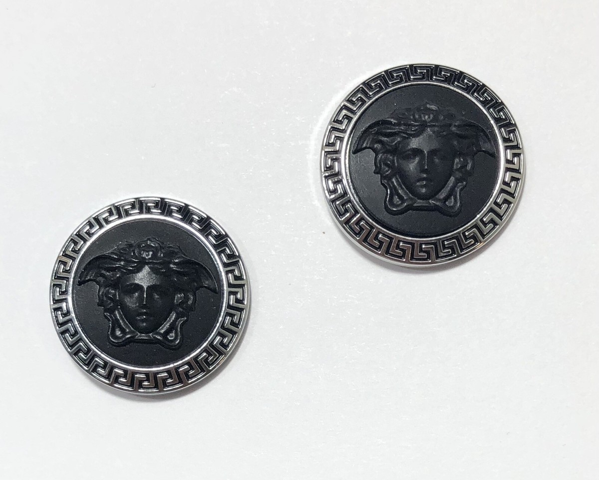 VERSACE SSENSE限定 ブラックメドゥーサアイコン リング VERSACE SSENSE限定 ブラックメドゥーサアイコン リング