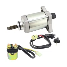 Starter Motor Solenoid Relay and Ignition Switch for Honda Rancher & Foreman ATV