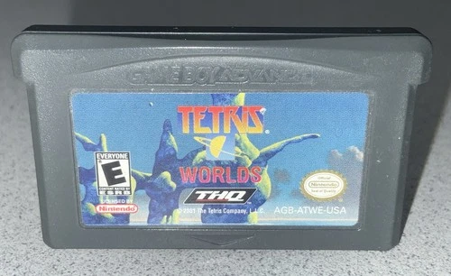 Tetris Worlds Nintendo Game Boy Advance GBA DS Cartridge Only Tested
