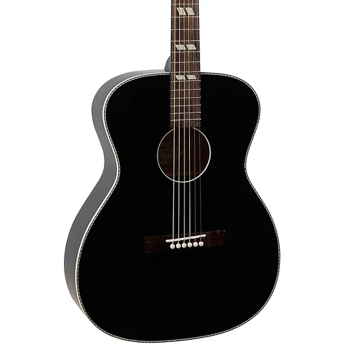 Recording King Dirty 30s Series 7 000 Acoustic Guitar Matte Black Refurbished