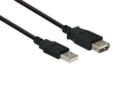 USB 2.0 Kabel Verlängerung Stecker/Buchse 3 Meter Länge Neuwertig In - Foto 12