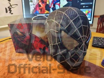 Handmade 1:1 Spiderman Tobey Maguire Hood Mask 3D Headwear Adult Wearable BL
