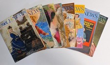 Lot of 8 DOLL NEWS Magazine Issues 2013-2015 Club Collecting Antique Toys Dolls