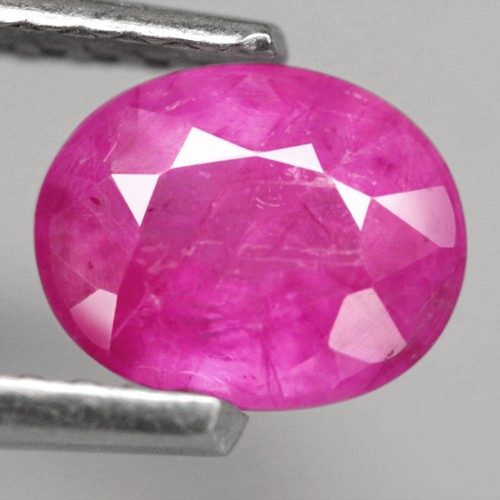 1.11Ct. Natural Gemstone Ruby Pink Oval Normal Heated Tanzania Ravishing Color