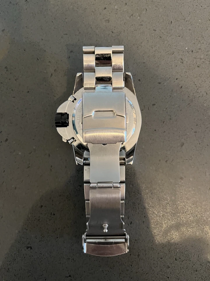 Swiss Precimax Chronograph Silver Men’s Watch Black Dial - Image 4 of 4