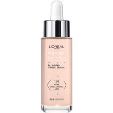 L'Oréal Paris Nude Tinted Serum for Face, Plumping and Hydrating Face 