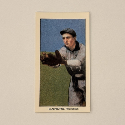 Blackburne Providence Polar Bear Scrap Tobacco Baseball Series Reprint 1988