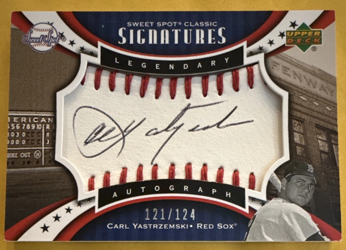 Carl Yastrzemski Autographed Baseball Cards for sale | eBay