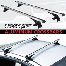 2xcar Universal Top Roof Rack Cross Bar Luggage Cargo Carrier Rails Aluminum 47 2xcar Universal Top Roof Rack Cross Bar Luggage Cargo Carrier Rails Aluminum 47