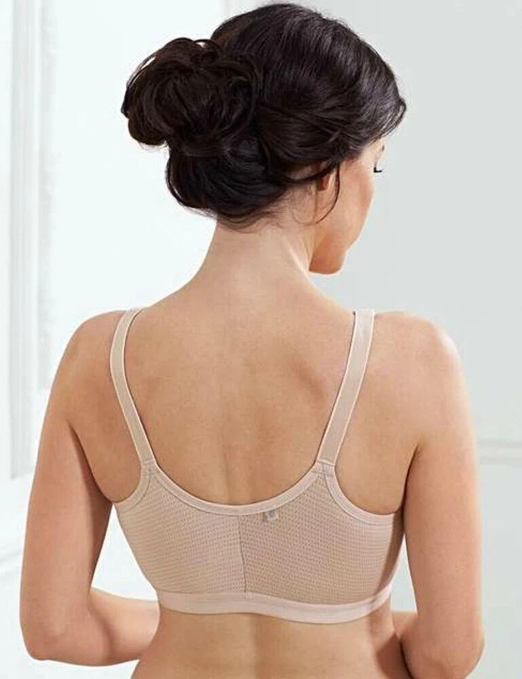 Royce Silver Post Surgery Bra 1008 Front Fastening WireFree Mastectomy Bras - Image 3 of 4