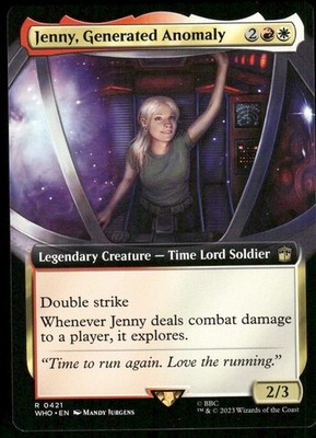 1x Jenny, Generated Anomaly (Extended Art) - Universes Beyond: Doctor Who NM - M