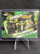 2026 Topps Chrome WWE - The Rock Viral Shock Refractor /99