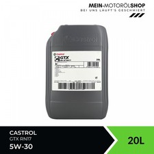 Castrol GTX 5W-30 RN17 Renault Mercedes MB 226.52 ACEA C3 Motoröl 20 Liter