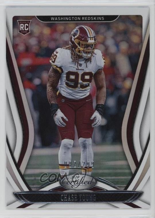 2020 Certified Rookies Mirror 92/299 Chase Young #111 Rookie RC 8mm