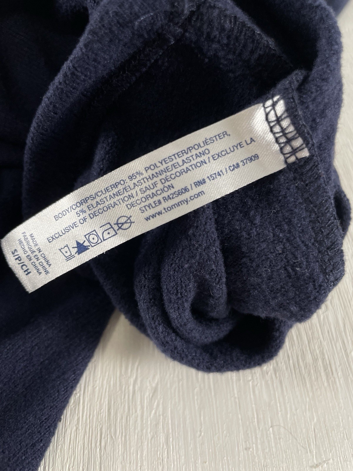 Tommy Hilfiger Sleepshirt Women S Blue Pullover Crew Neck Long Sleeve Sleepwear thumbnail 5