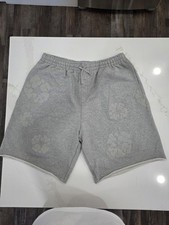 Denim Tears Mono Wreath Sweat Shorts Grey 